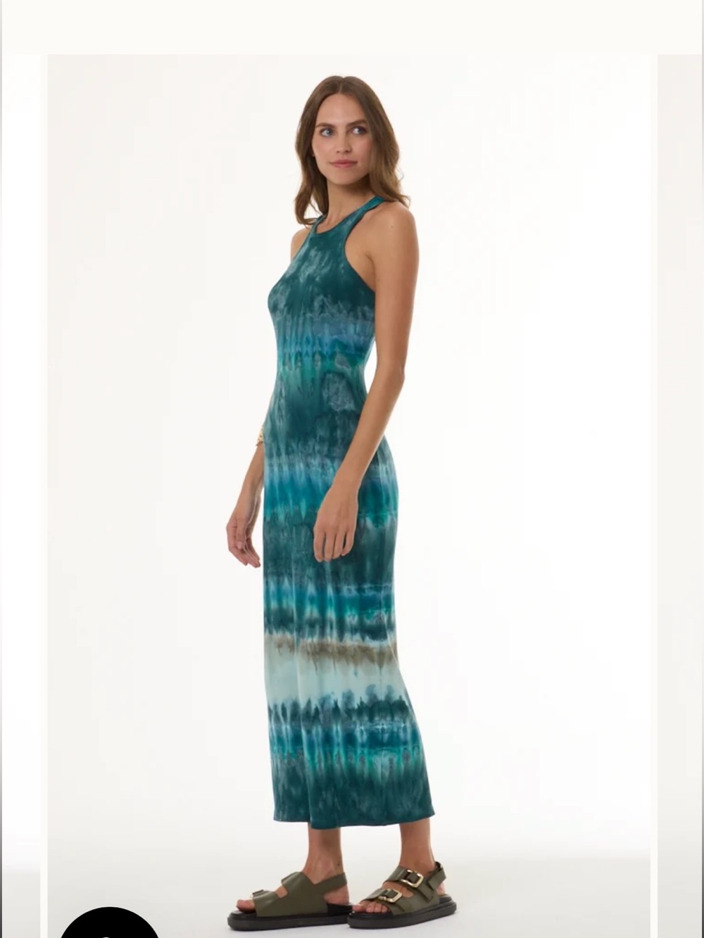 Young Fabulous and Broke Tie-Dye Racerback Maxi Dress size XSmall